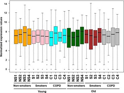 Age-Dependent Assessment of Genes Involved in Cellular Senescence, Telomere, and Mitochondrial Pathways in Human Lung Tissue of Smokers, COPD, and IPF: Associations With SARS-CoV-2 COVID-19 ACE2-TMPRSS2-Furin-DPP4 Axis